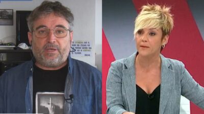 Jordi Évole y Cristina Pardo en 'Más vale tarde'.