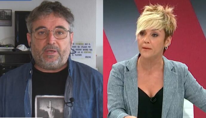 Jordi Évole y Cristina Pardo en 'Más vale tarde'.