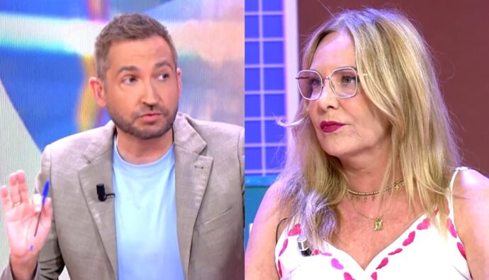 Frank Blanco y Belén Rodríguez.
