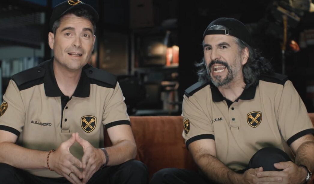 Álex Clavero y JJ Vaquero en 'La garita'.