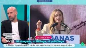 Gonzalo Miró en 'Más vale tarde'.