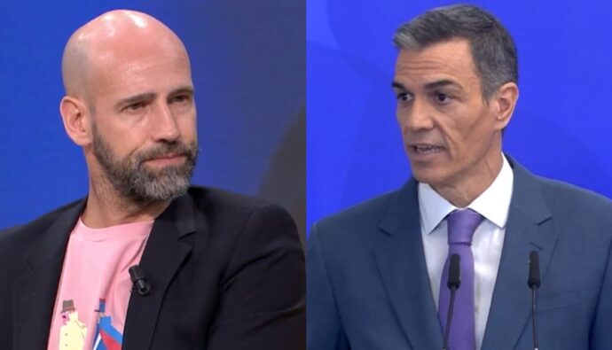Gonzalo Miró puntúa a Pedro Sánchez en 'Espejo Público'.