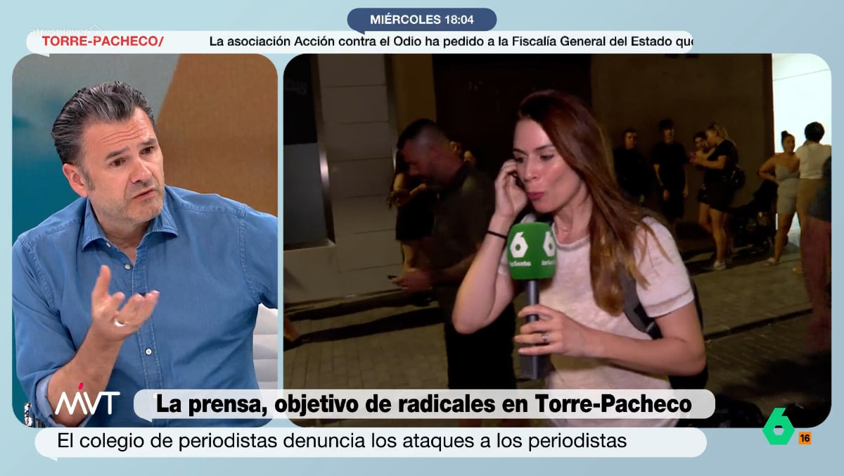 Iñaki López en 'Más vale tarde'.