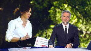 Carlos Franganillo en 'Informativos Telecinco'.