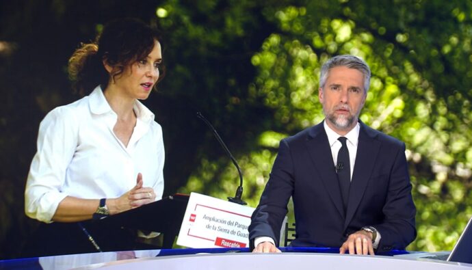 Carlos Franganillo en 'Informativos Telecinco'.