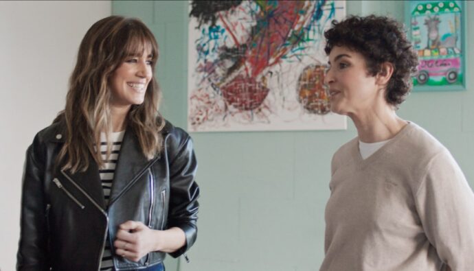 Isabel Jiménez y Blanca Romero en 'Mis raíces'.