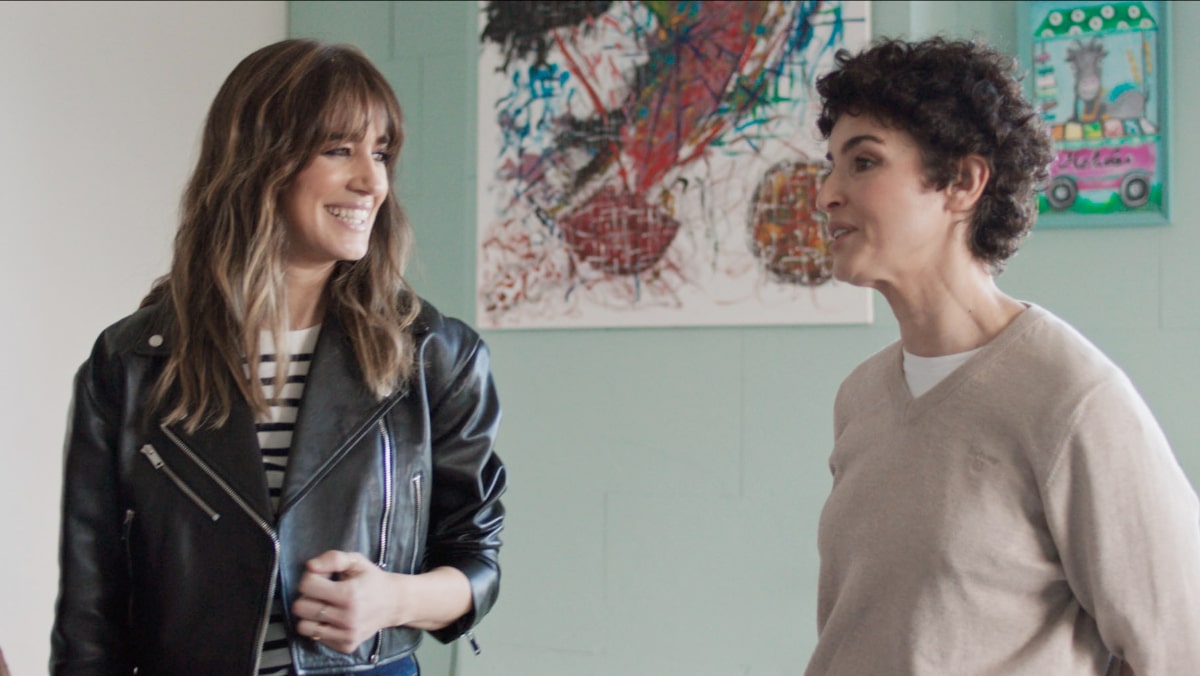Isabel Jiménez y Blanca Romero en 'Mis raíces'.