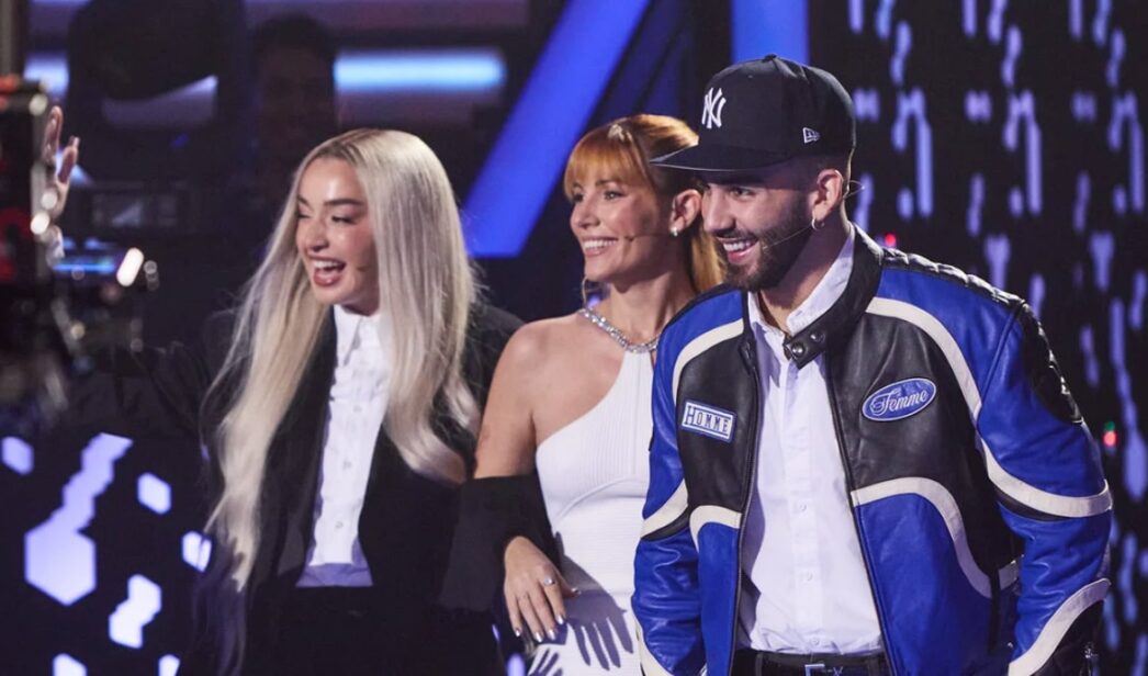 Lola Índigo, Edurne y Manuel Turizo en 'La Voz Kids'.