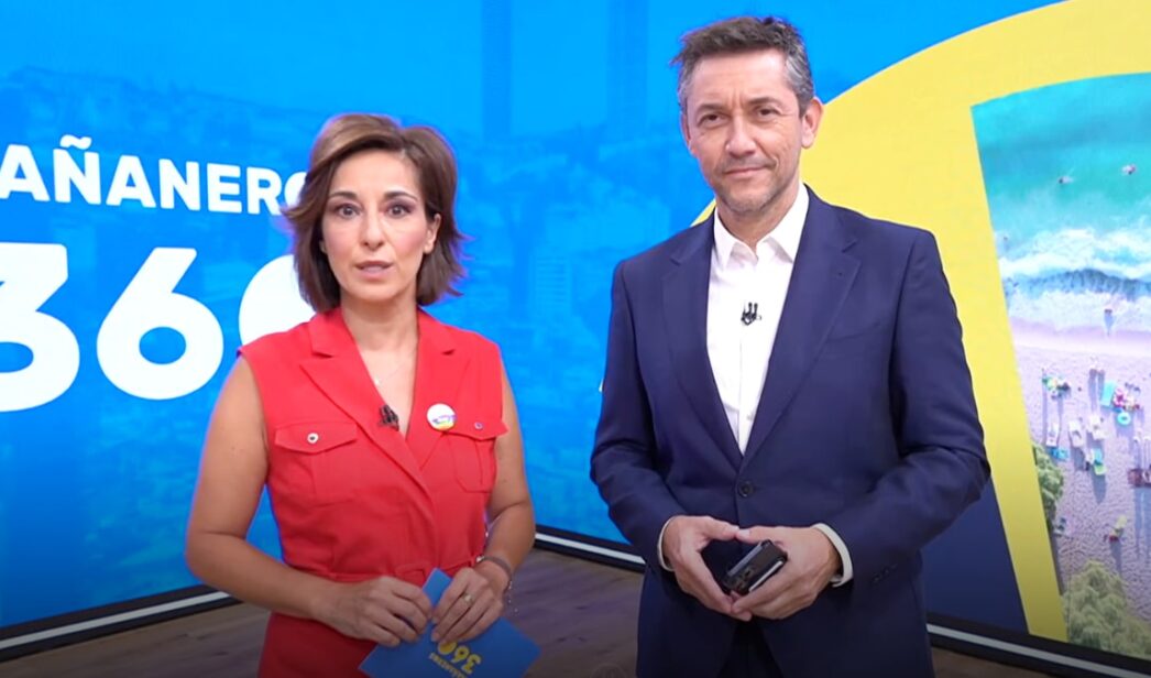 Adela González y Javier Ruiz en 'Mañaneros 360'.