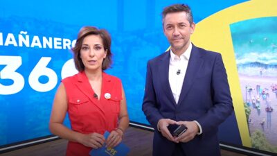 Adela González y Javier Ruiz en 'Mañaneros 360'.