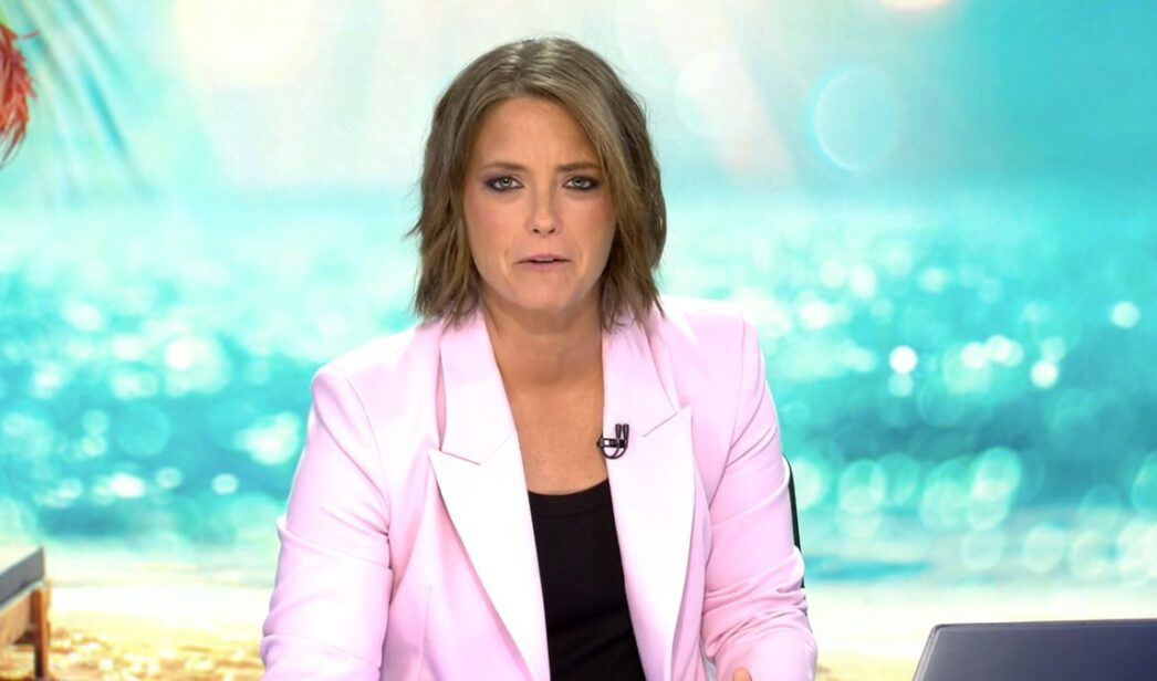 María Casado en 'Informativos Telecinco'.