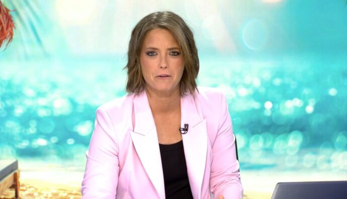 María Casado en 'Informativos Telecinco'.