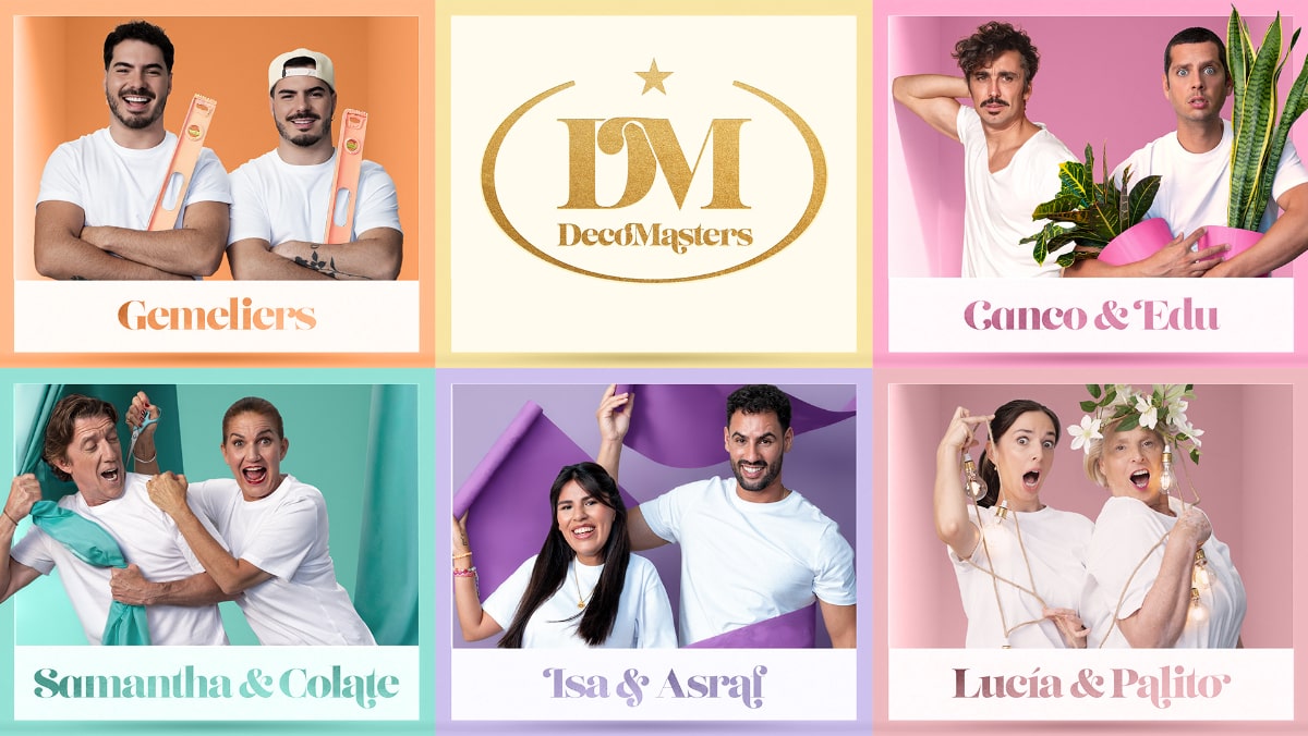 Concursantes de 'DecoMasters'.