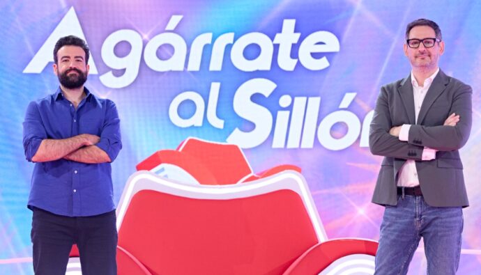 Rafa Castaño y Eugeni Alemany en 'Agárrate al sillón'.