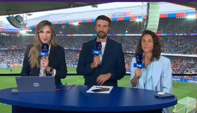 Críticas a RTVE por lo ocurrido en la final de la Eurocopa femenina.