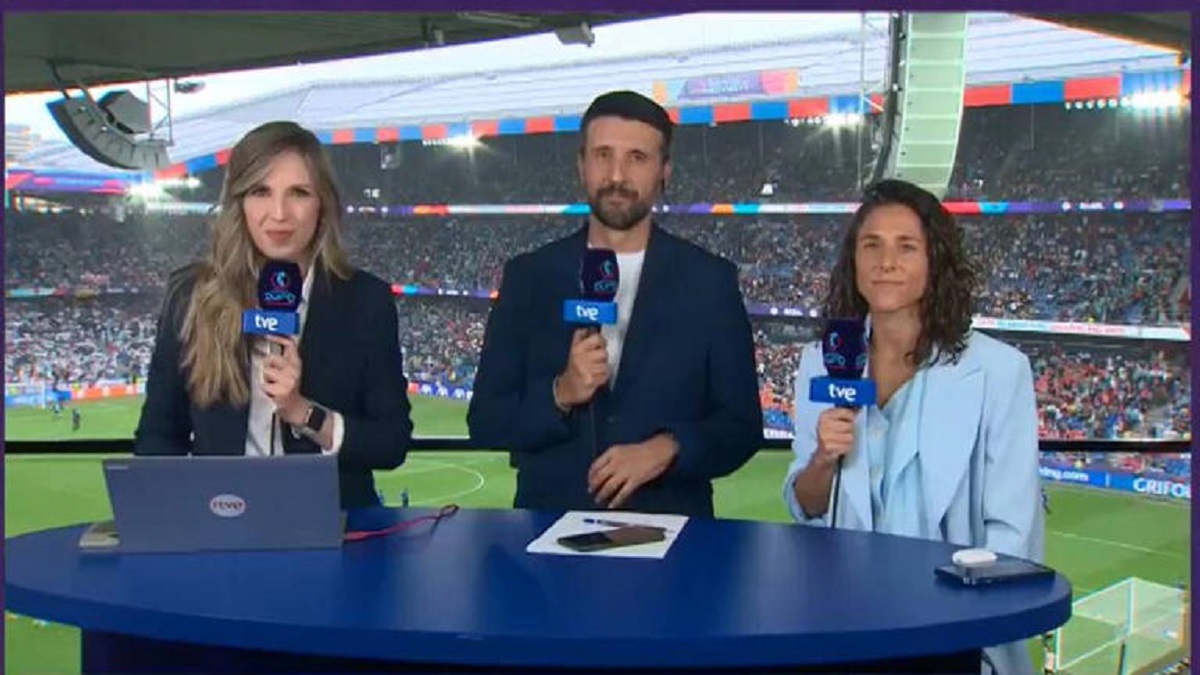 Críticas a RTVE por lo ocurrido en la final de la Eurocopa femenina.