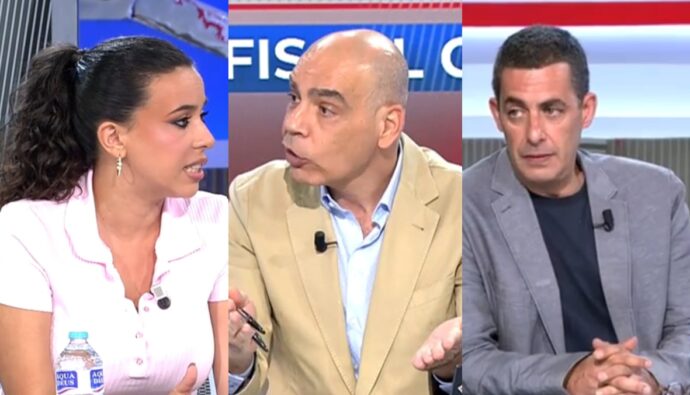Sarah Santaolalla, Nacho Abad y Antonio Naranjo.