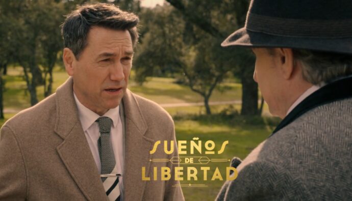 Gabriel y don Pedro en 'Sueños de libertad'.
