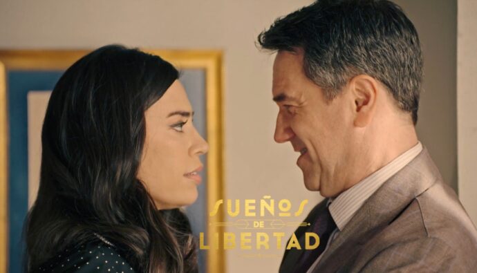 María y Gabriel en 'Sueños de libertad'.