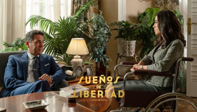 Gabriel y María en 'Sueños de libertad'.