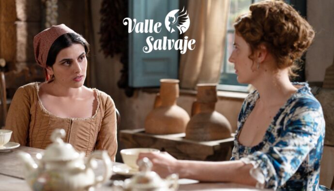 Luisa y Adriana en 'Valle Salvaje'.