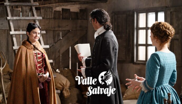 Úrsula, Rafael y Adriana en 'Valle Salvaje'.