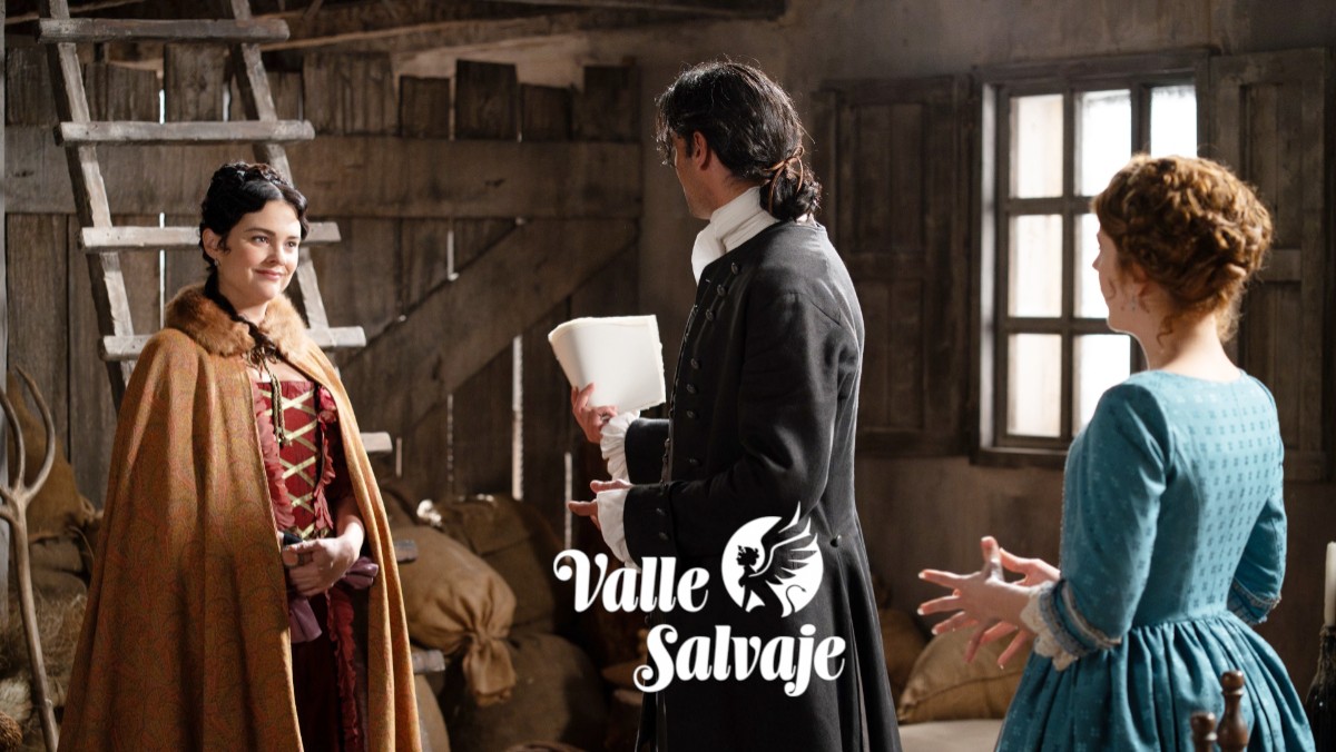 Úrsula, Rafael y Adriana en 'Valle Salvaje'.