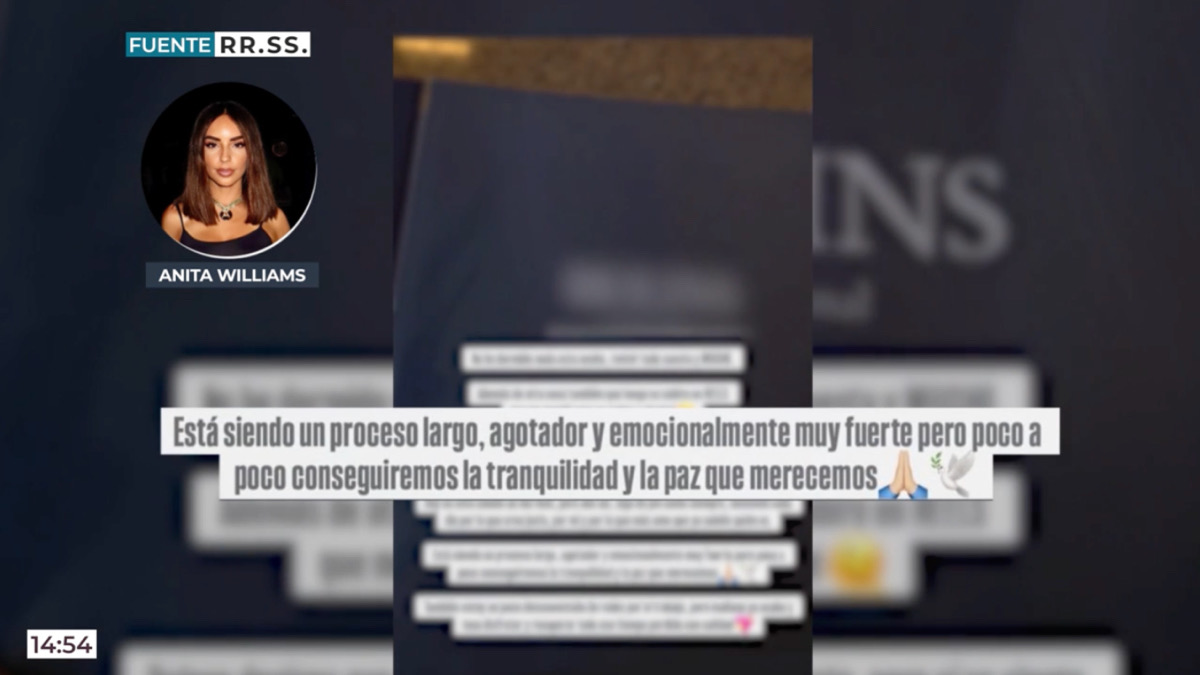 Comunidado de Anita Williams mostrado en 'Vamos a ver'