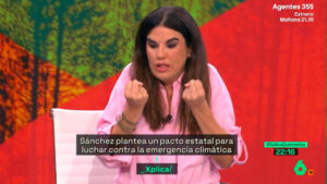 La meteoróloga Joanna Ivars en 'La Sexta Xplica'