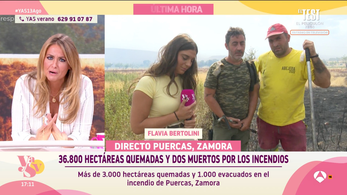 Pepa Romero y una reportera de 'YAS Verano'