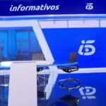 Plató de 'Informativos Telecinco'