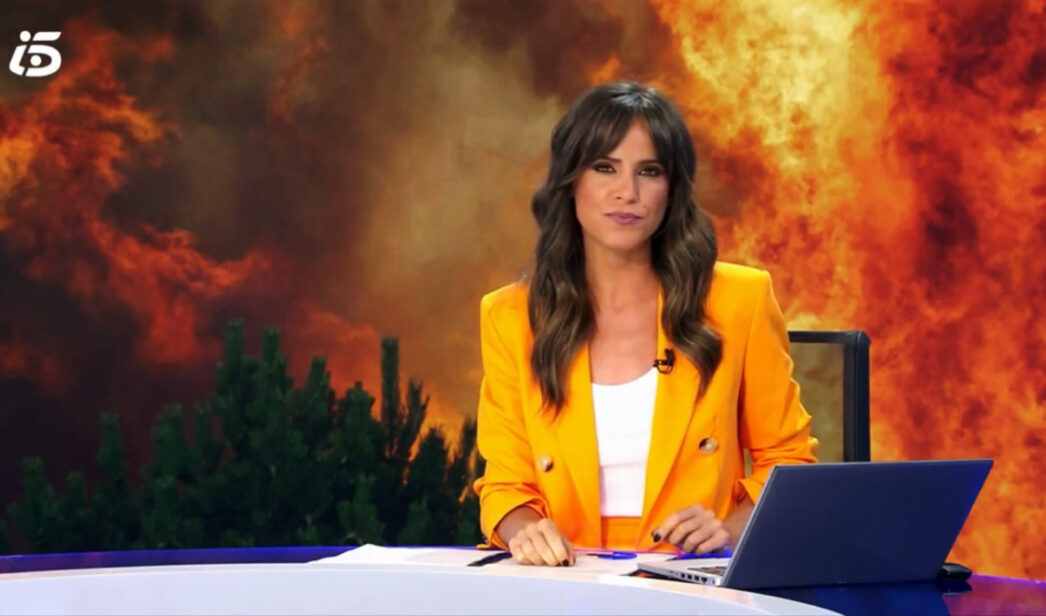 Carmen Corazzini en 'Informativos Telecinco'