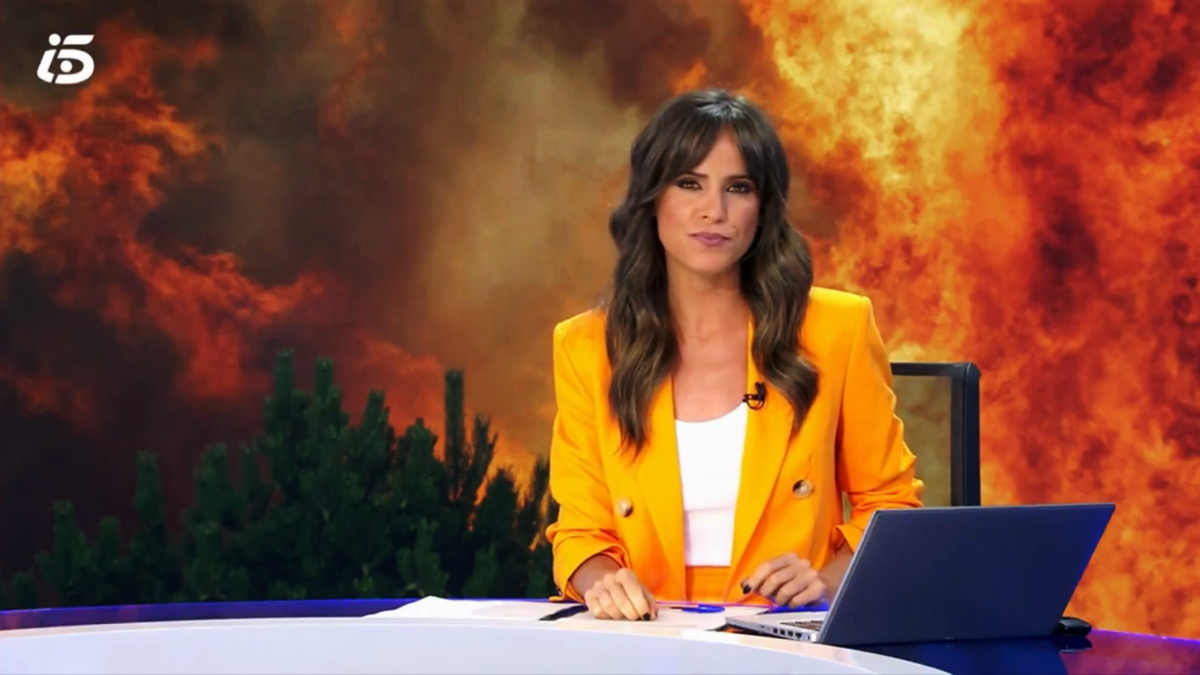 Carmen Corazzini en 'Informativos Telecinco'