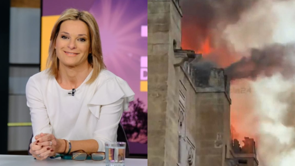 La directora adjunta de Canal Sur, Isabel Cabrera, y el incendio en la Mezquita de Córdoba