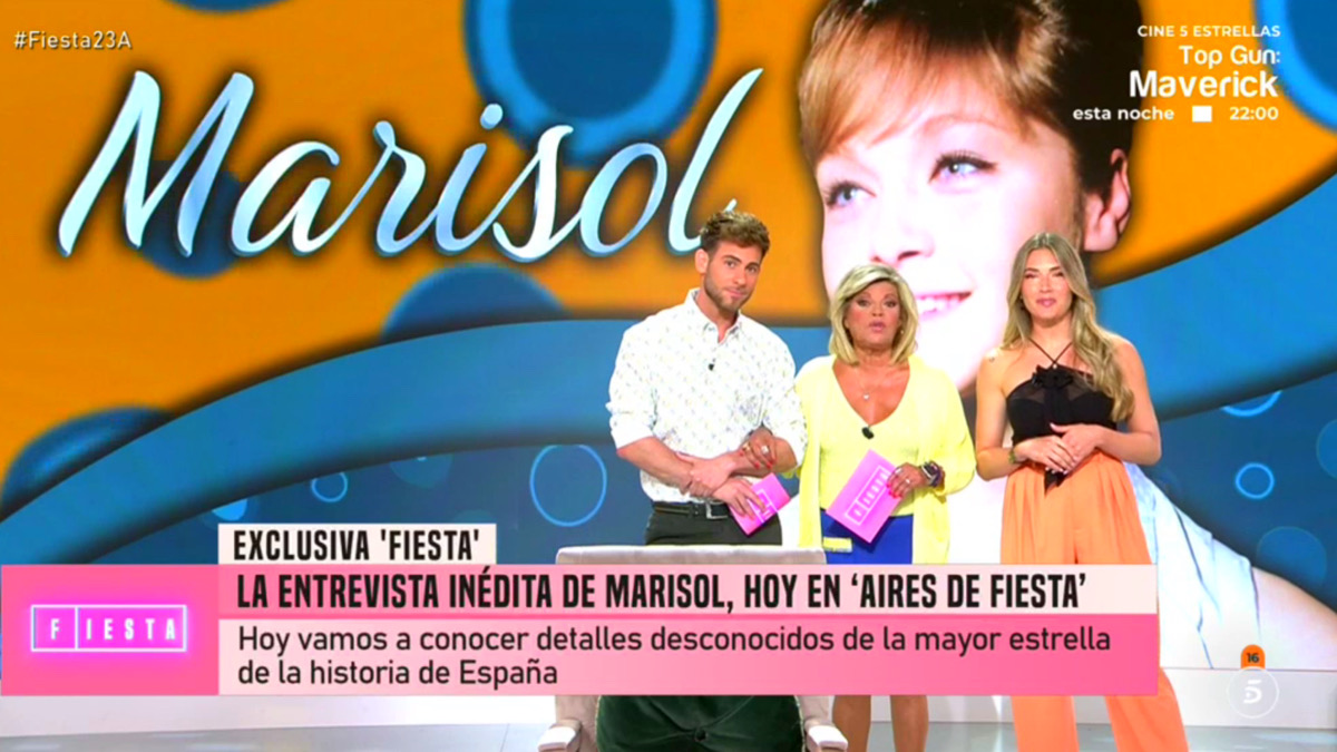 César Muñoz, Álex Blanquer y Terelu Campos, presentadores de 'Fiesta' en verano