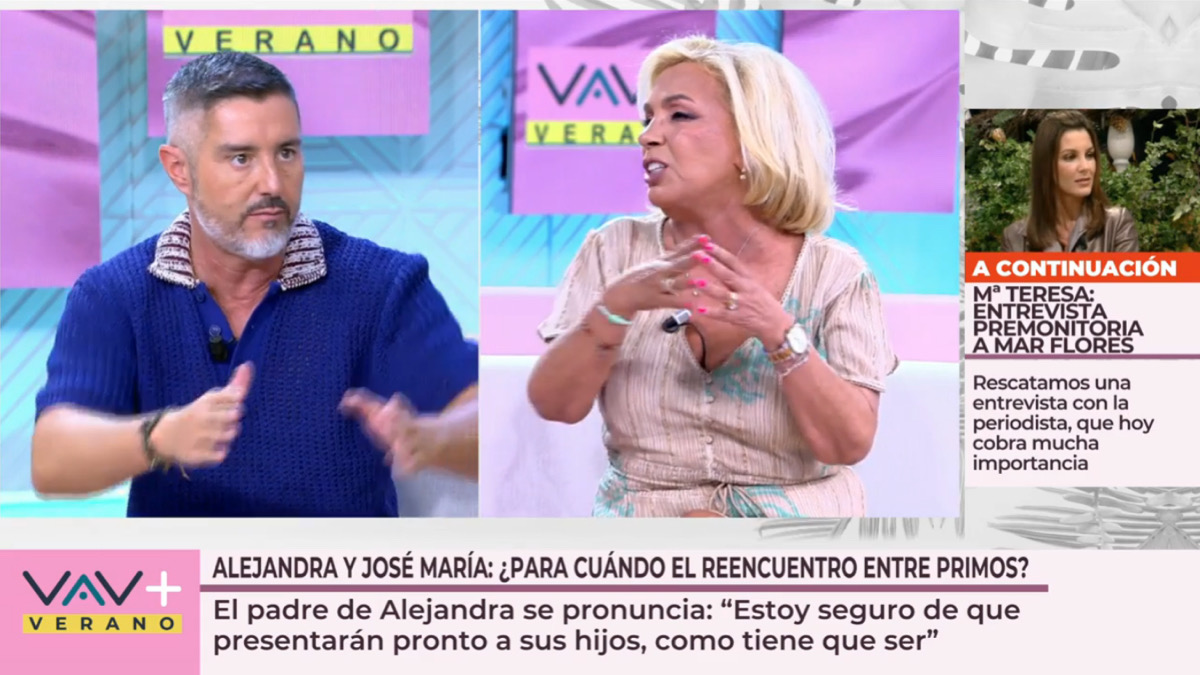 Pepe del Real y Carmen Borrego en 'Vamos a ver'