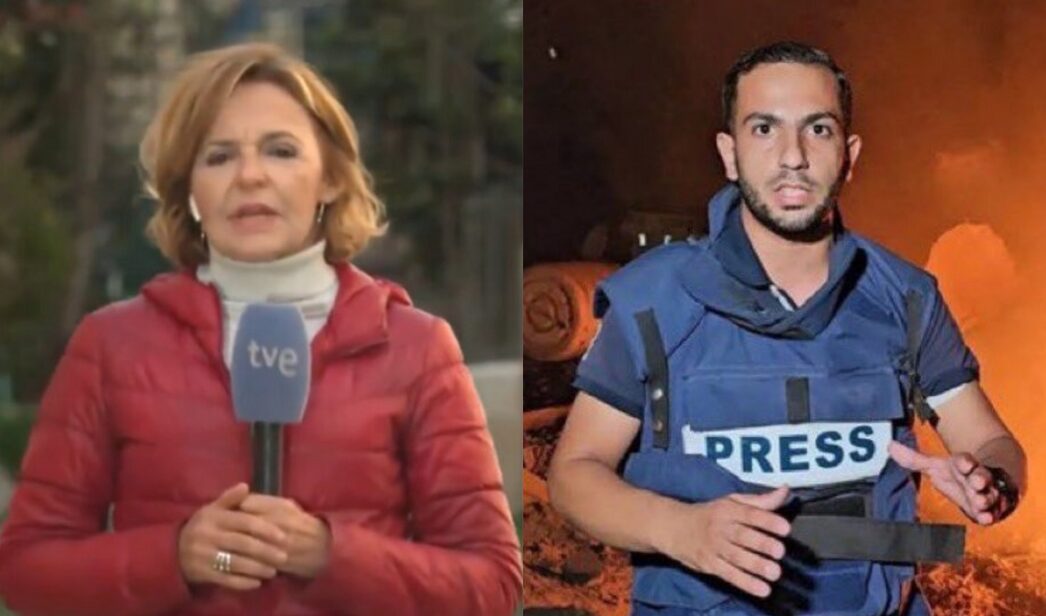 Almudena Ariza condena el asesinato de periodistas en Gaza.