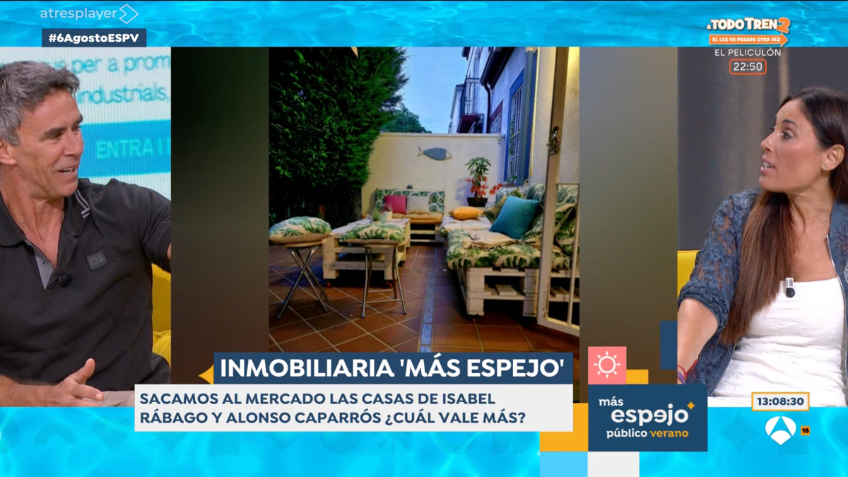 Alonso Caparrós e Isabel Rábago en 'Espejo Público'