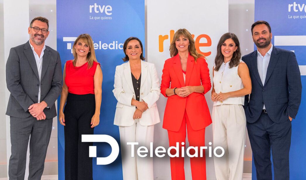 Nuevos presentadores del 'Telediario' de TVE.