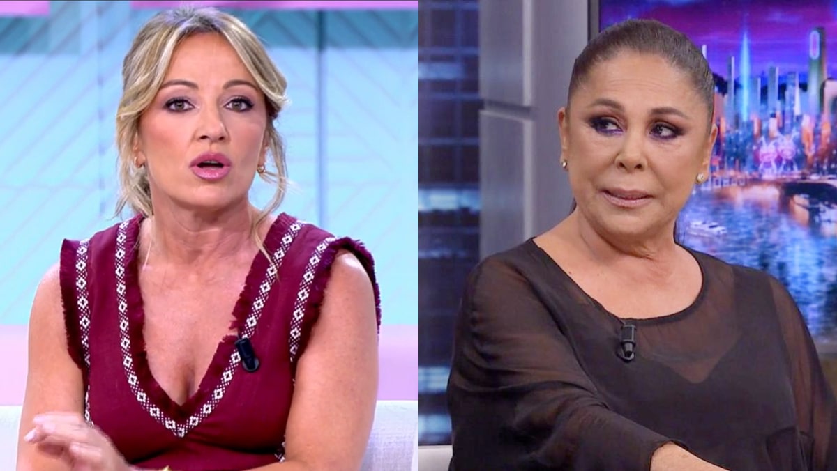 Sandra Aladro e Isabel Pantoja.