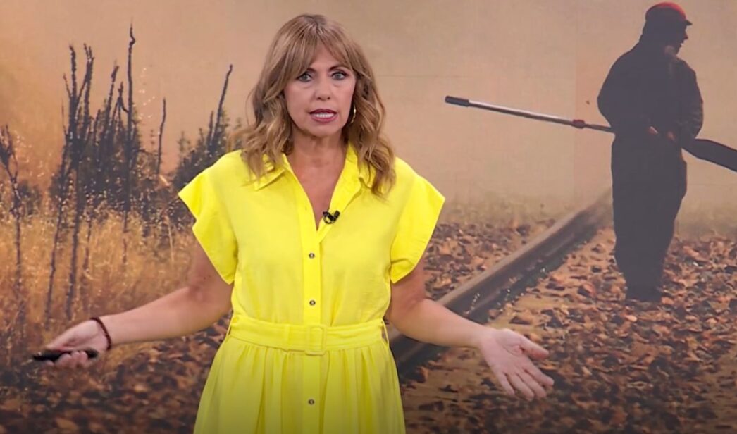 Alejandra Herranz en el 'Telediario 1'.