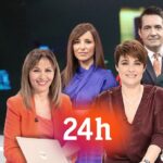 Una presentadora del Canal 24 horas dice adiós.