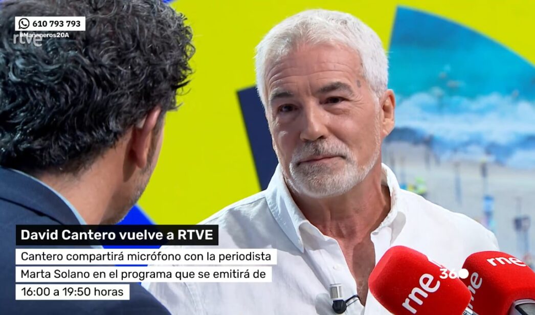 David Cantero en 'Mañaneros 360'.