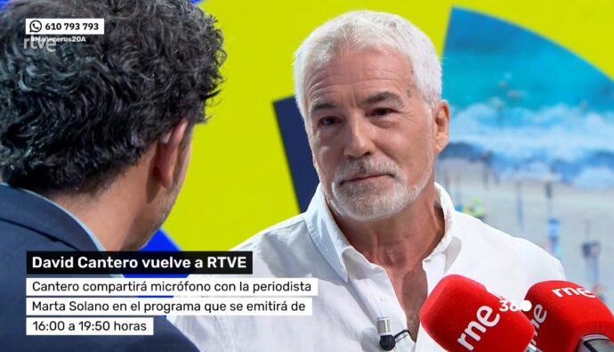 David Cantero en 'Mañaneros 360'.