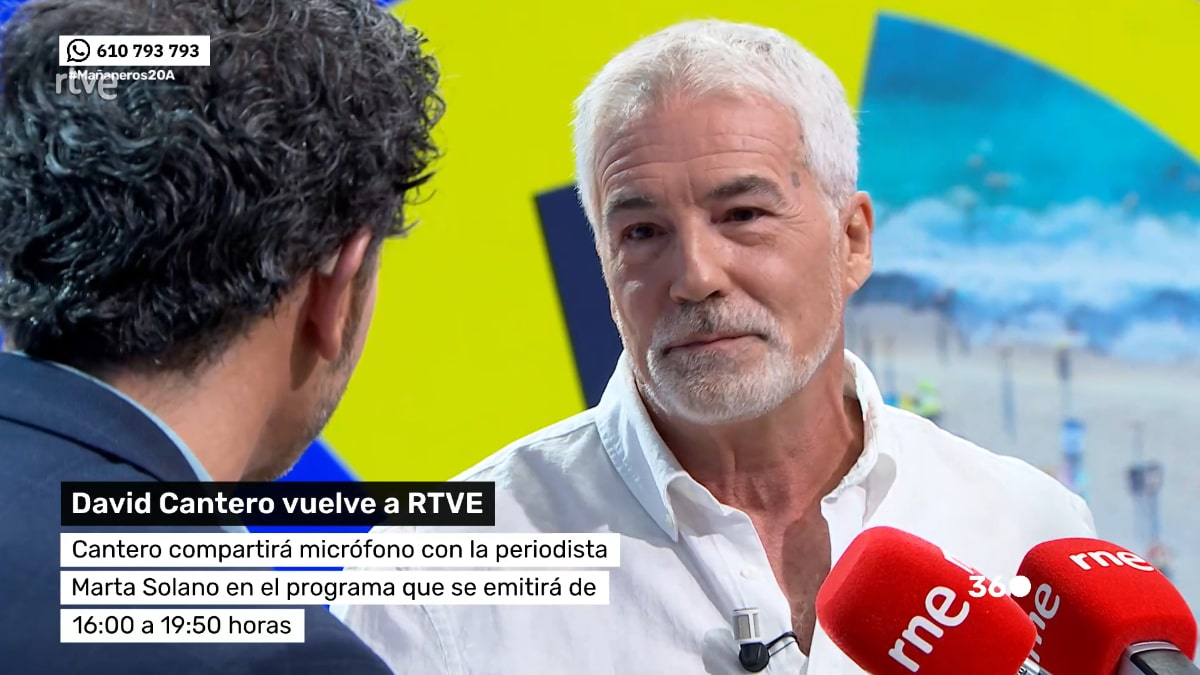 David Cantero en 'Mañaneros 360'.