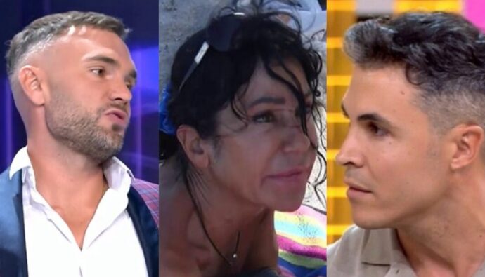 Cristian Suescun, Maite Galdeano y Kiko Jiménez.