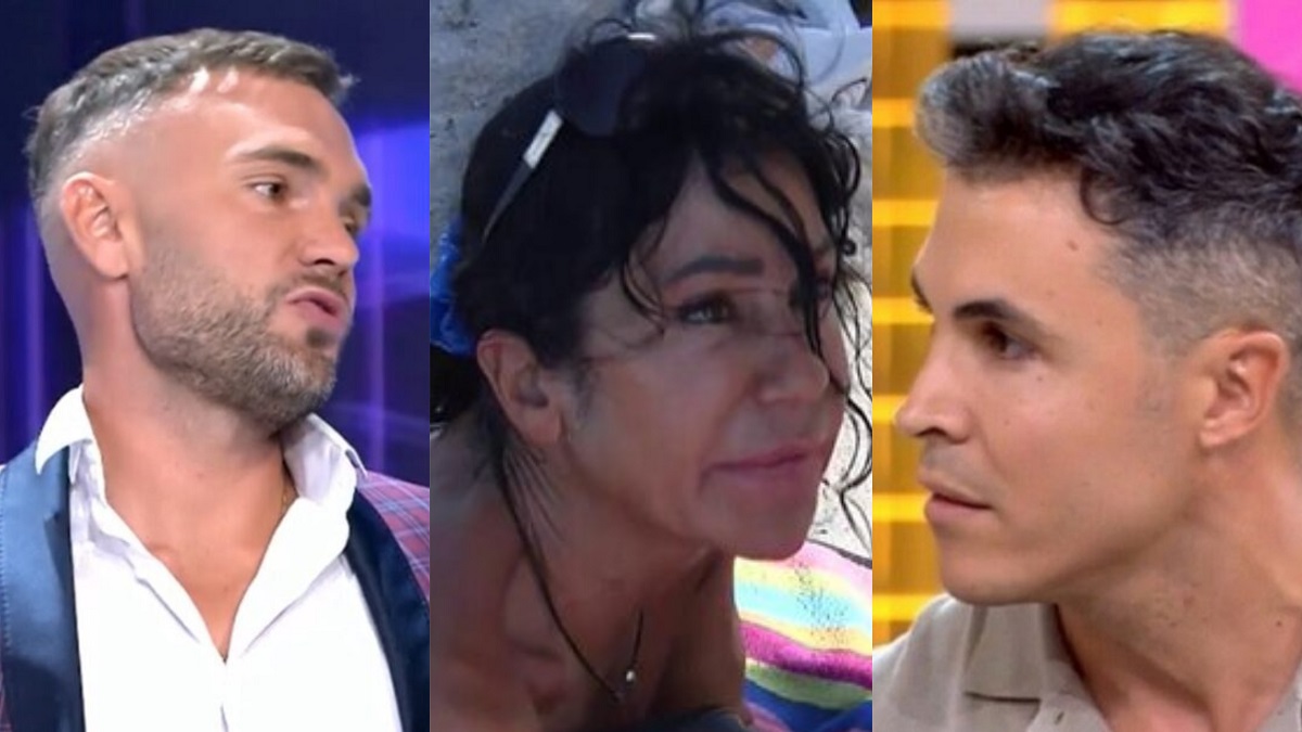 Cristian Suescun, Maite Galdeano y Kiko Jiménez.