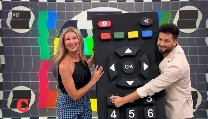 Anne Igartiburu y Javier de Hoyos en 'D Corazón'.