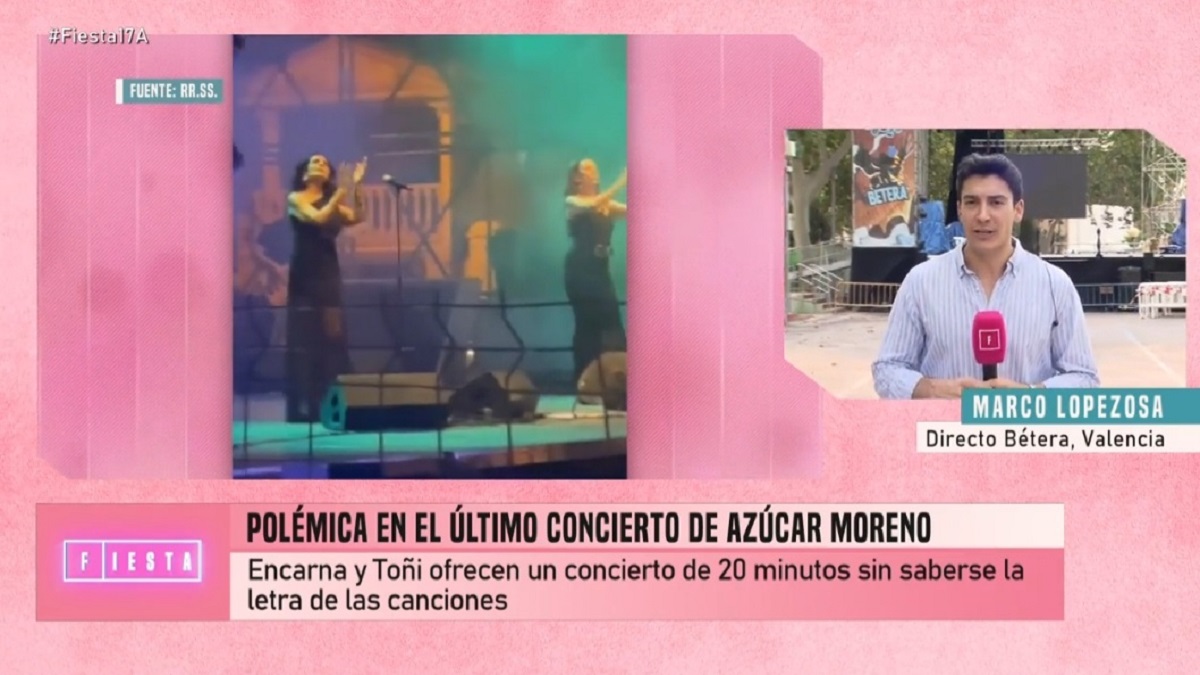 Toñi Salazar paraliza 'Fiesta' por el escándalo que salpica a Azúcar Moreno: "Por ahí no paso"