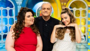 LalaChus, Ramón García y Ángela Fernández en 'El Grand Prix'.